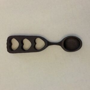 Welsh Love Spoon Mahogany Handcrafted Vintage 6 1/2 Inches Handmade John…